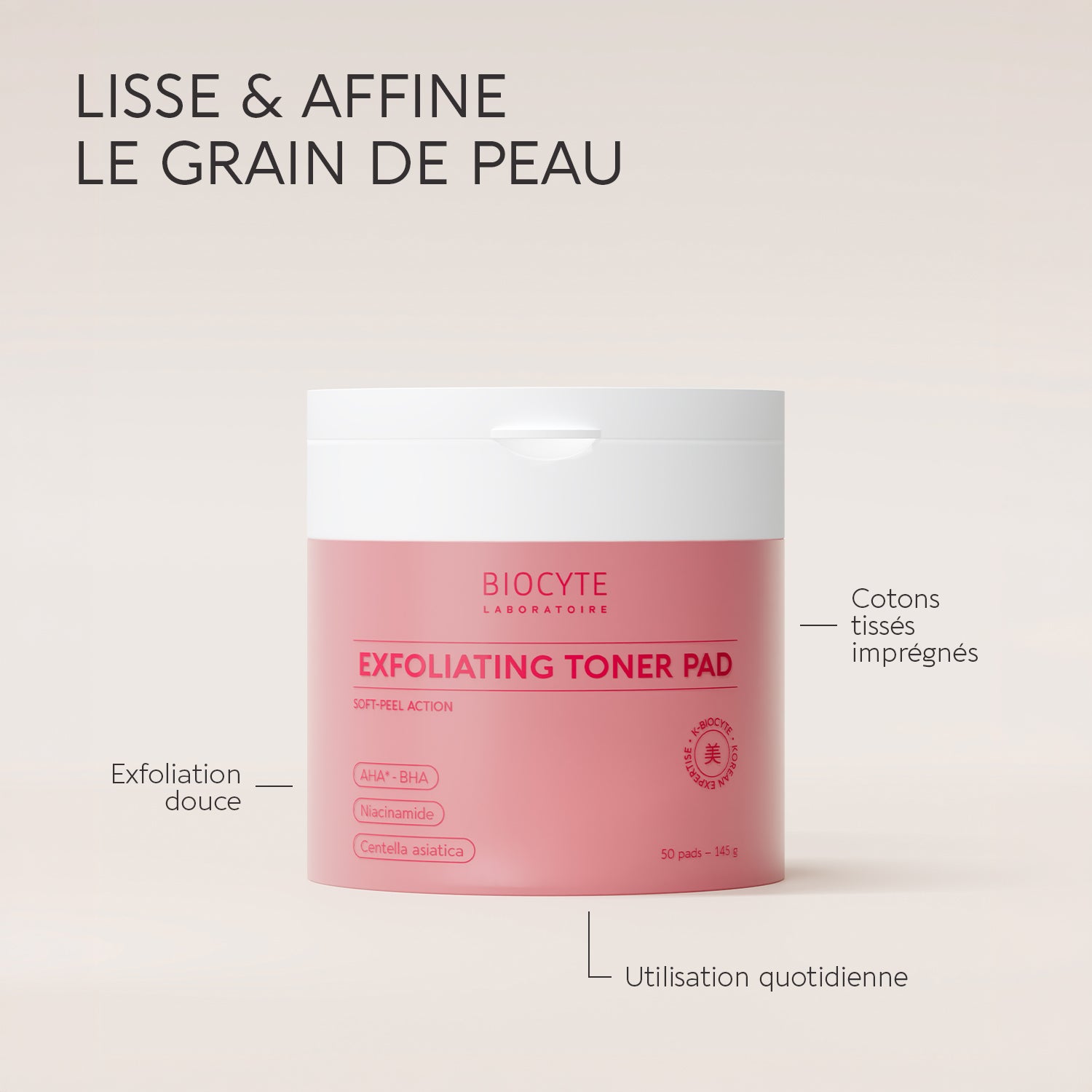 biocyte-k-biocyte-exfoliating-toner-pad-cotons-aha-bha image 2