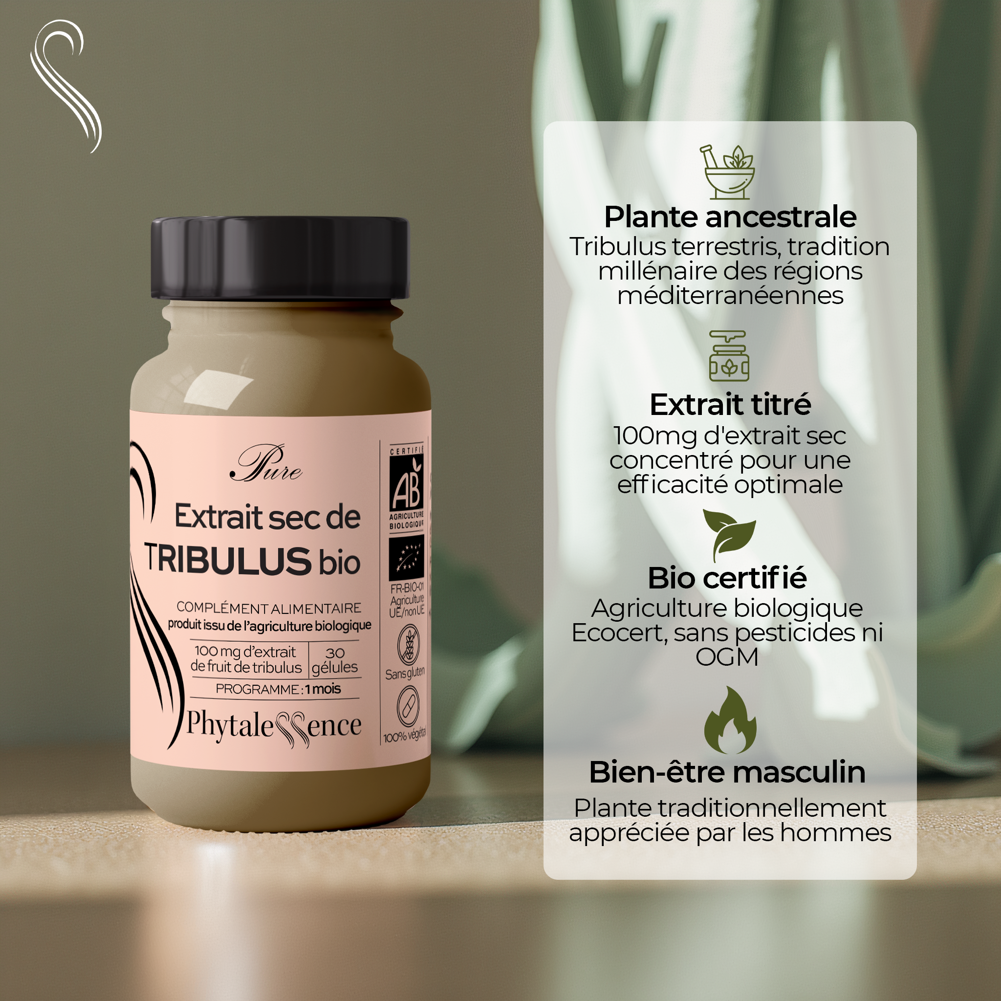 amina-pure-tribulus-bio-g-lules-sport-vitalit image 2