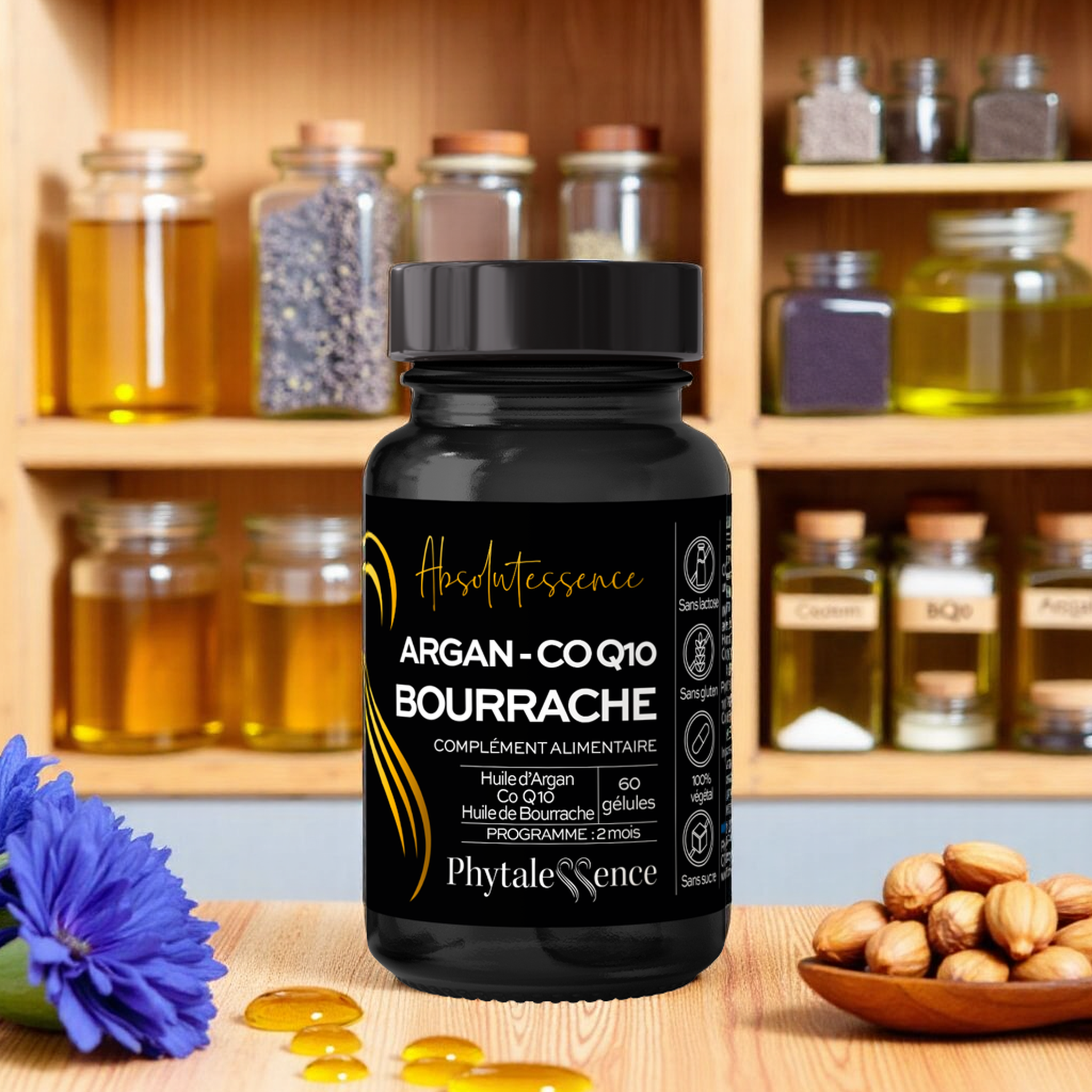 amina-absolutessence-argan-co-q10-bourrache-peau image 1