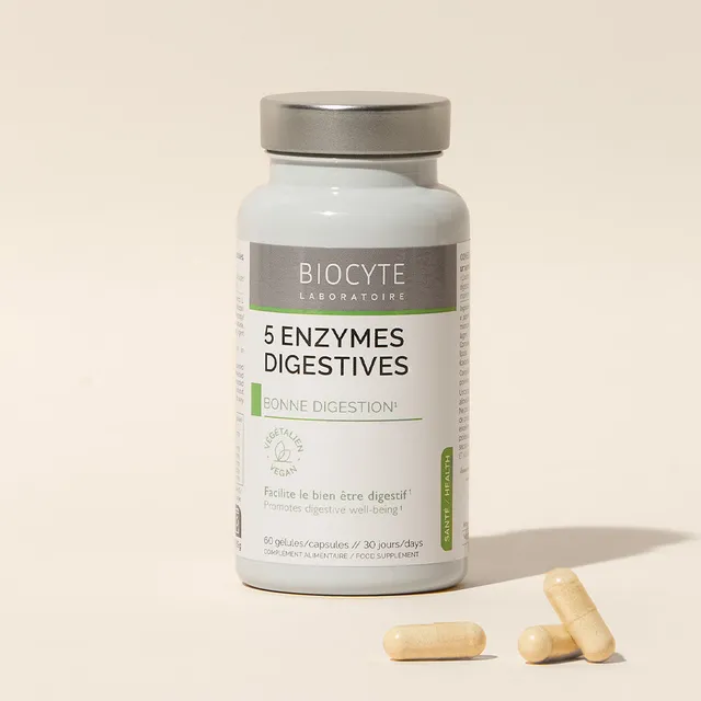 biocyte-5-enzymes-digestives-digestion-menthe-30-g-lules image 1