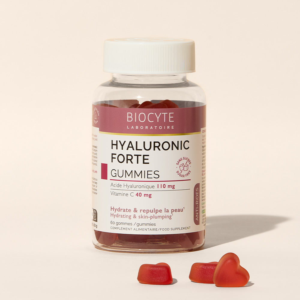 biocyte-peau-hyaluronic-forte-gummies-cerise-hydratation image 1