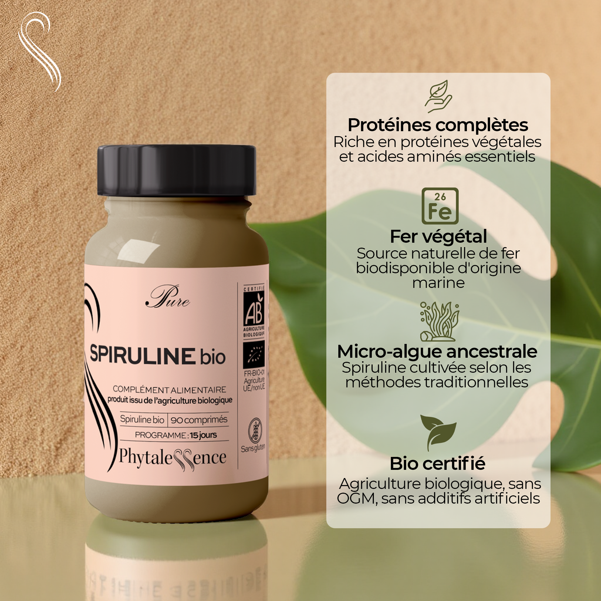 amina-pure-spiruline-bio-comprim-s-fer-fatigue-immunit image 2