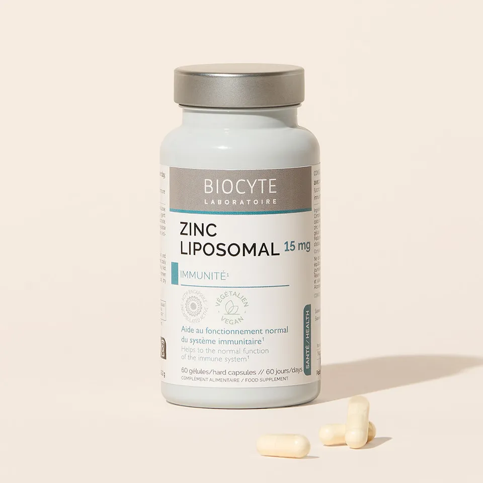 biocyte-sant-zinc-liposomal-15-mg-g-lules-peau-immunit image 1
