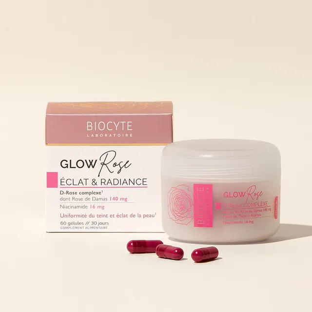 biocyte-peau-glowrose-compl-ment-alimentaire-clat-rose image 1