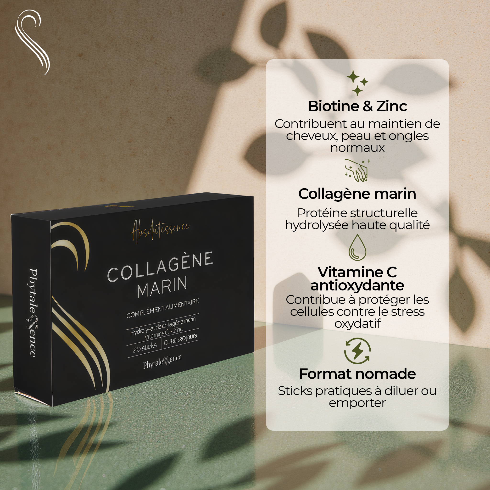 amina-absolutessence-collag-ne-marin-sticks-compl-ment-vitamine-c-anti-rides image 2