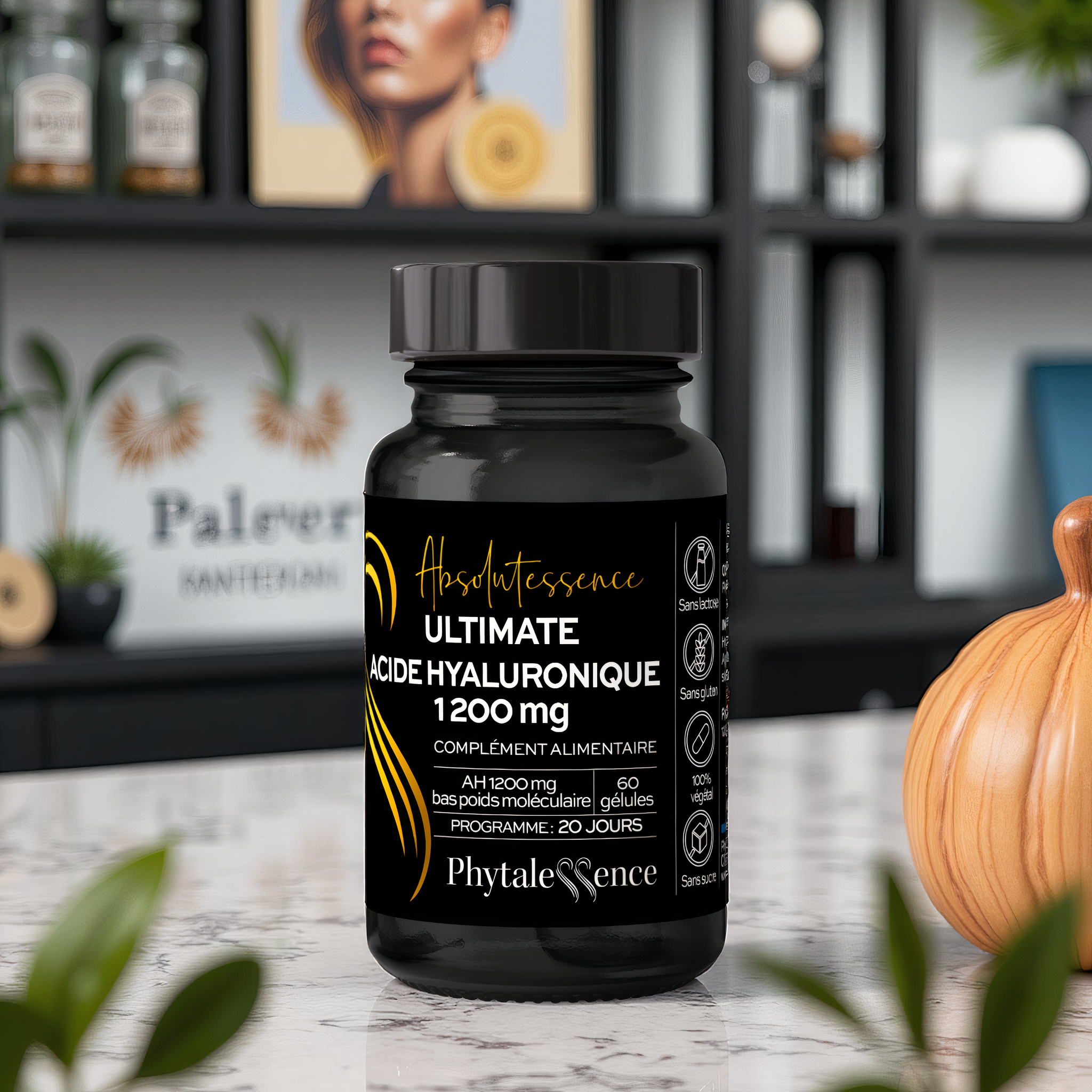 amina-absolutessence-ultimate-acide-hyaluronique-1200-mg-g-lules-anti-rides image 1