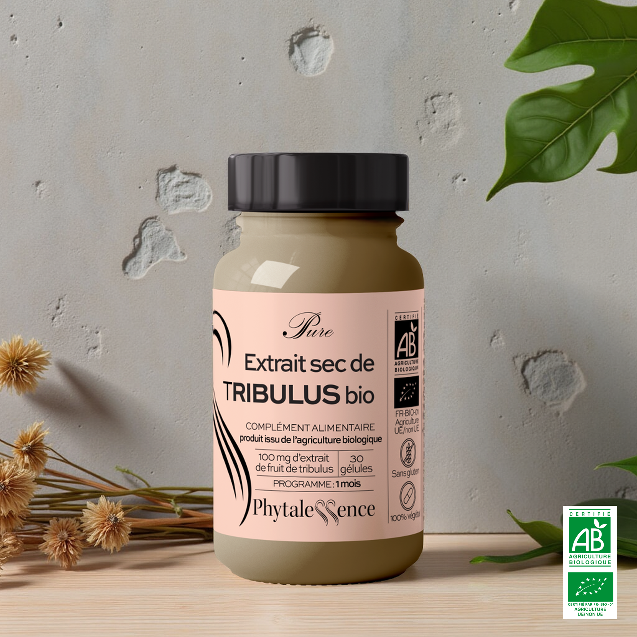 amina-pure-tribulus-bio-g-lules-sport-vitalit image 1